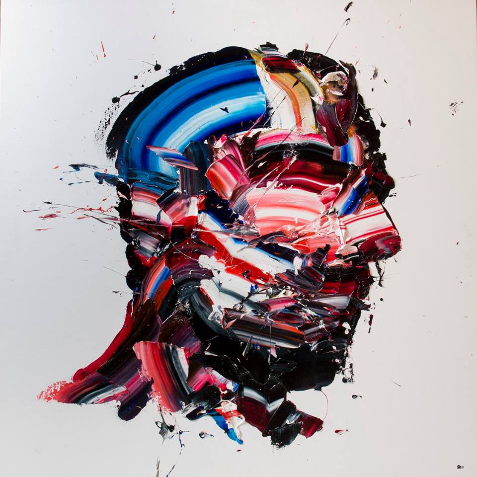 Abstract Oil Paintings Painted With Palette Knives By Salman Khoshroo 9