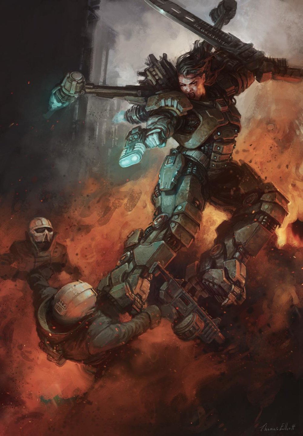 Amazing Cyberpunk Illustrations By Thomas Elliott 4