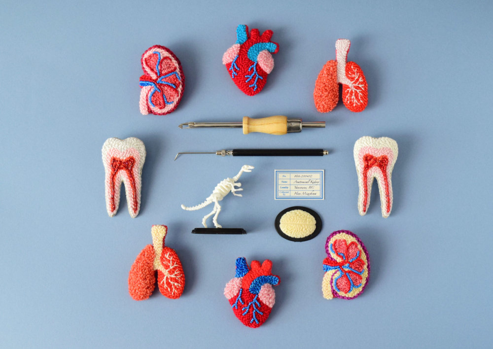 Anatomical Textile Sculptures By Hine Mizushima 6