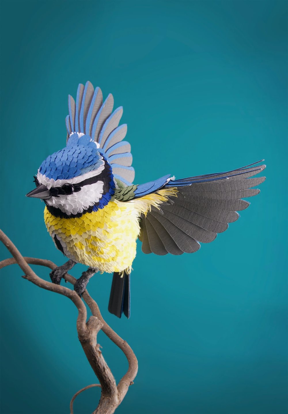 Animal Sculptures Meticulously Made Of Thousands Of Paper Pieces By Lisa Lloyd 2