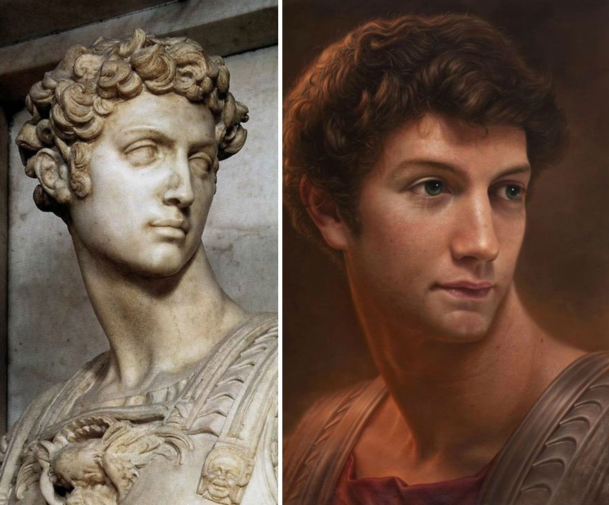 Antique Artworks And Photos Turned Into Hyperrealistic Portraits By Joongwon Jeong 3