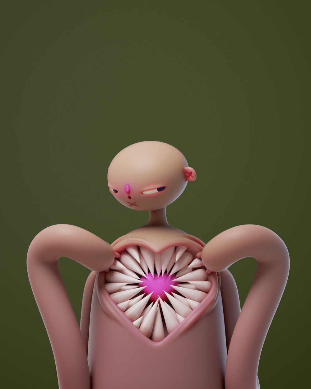 Bizarre 3d Illustrations By Lucas Camargo Aka Untitledarmy 3