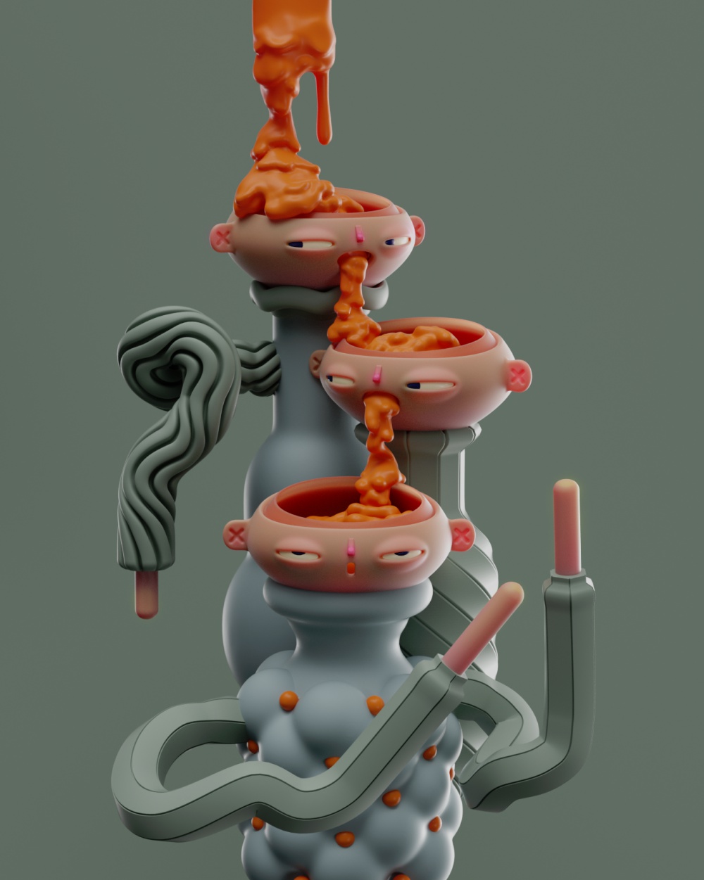 Bizarre 3d Illustrations By Lucas Camargo Aka Untitledarmy 8