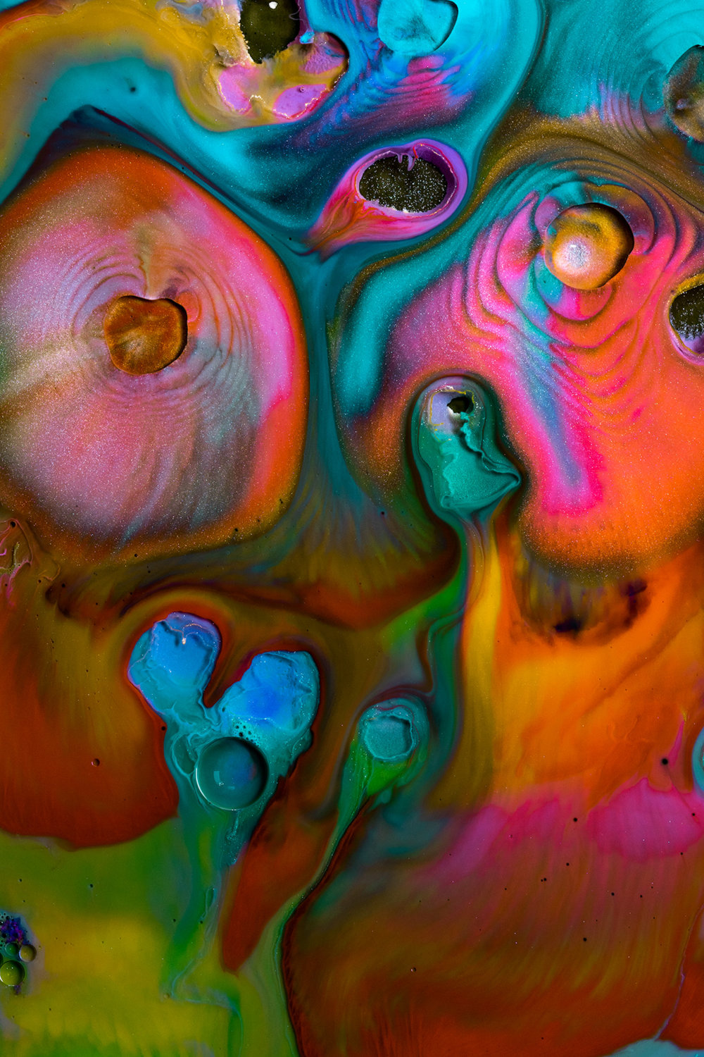 Colorful Macro Experiments With Liquids By Alberto Seveso 6