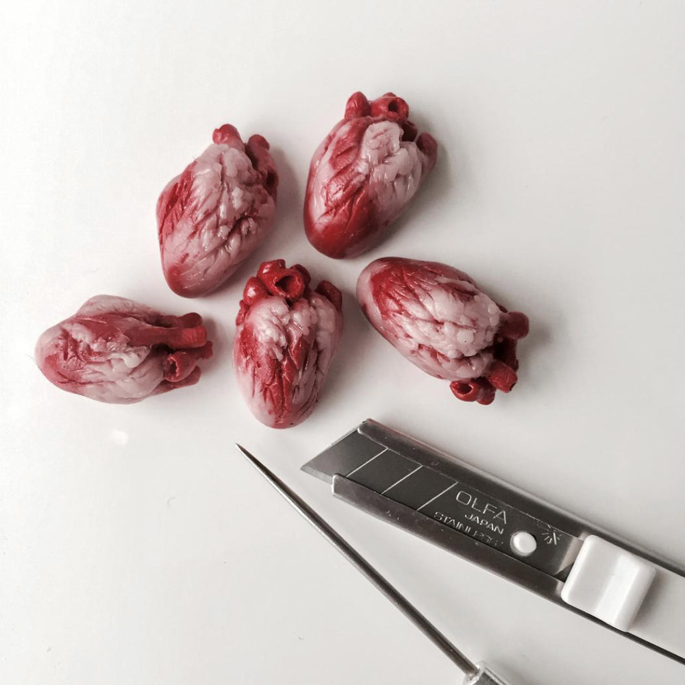 Creepy And Cute Bizarre Tiny Food Sculptures By Qixuan Lim 8