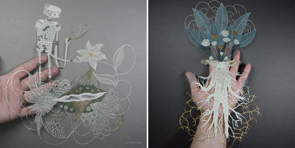 Delightful And Intricate Paper Cuttings By Pippa Dyrlaga 8