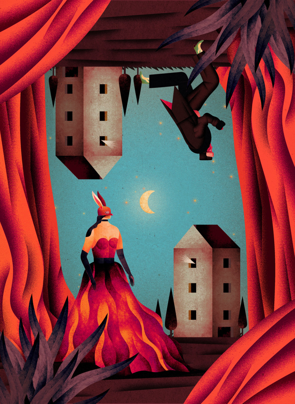 Delightful Editorial Illustrations By Jesus Sotes For The Book Dreams By Alison Davies 2