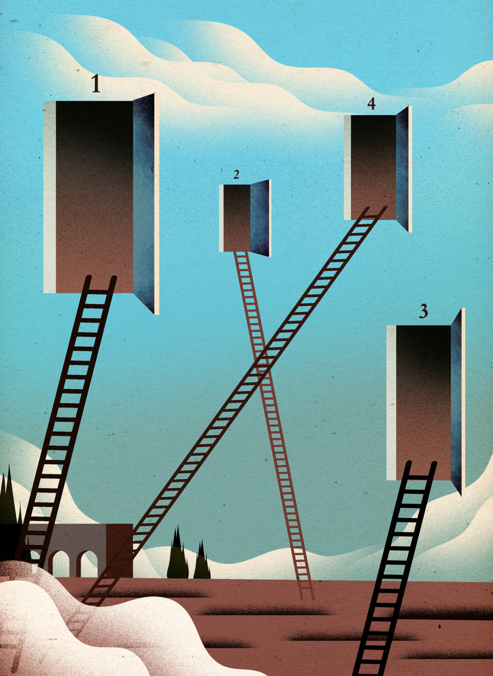 Delightful Editorial Illustrations By Jesus Sotes For The Book Dreams By Alison Davies 4