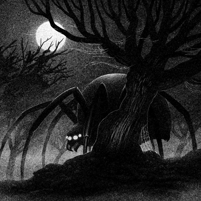 Drawlloween Formidable Obscure Black And White Illustrations By Brian Luong 10