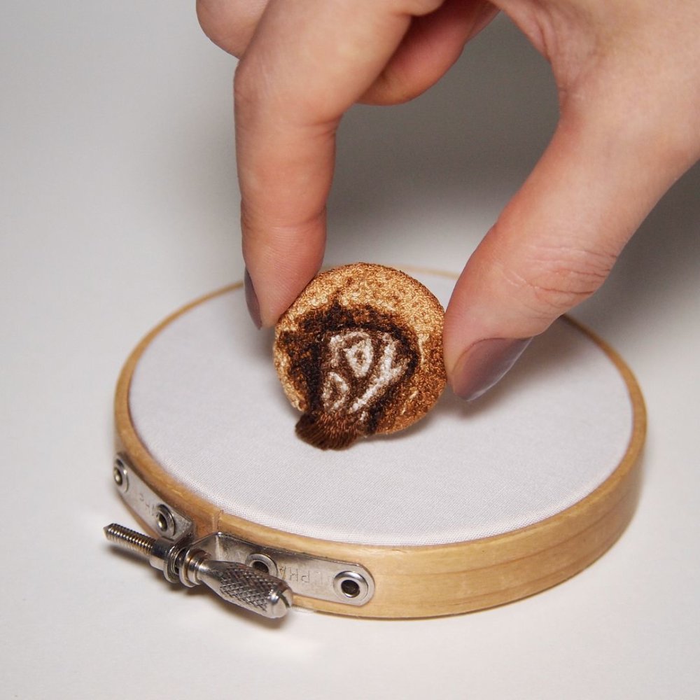 Embroidered Foods In Miniature By Japanese Artist Ipnot 14