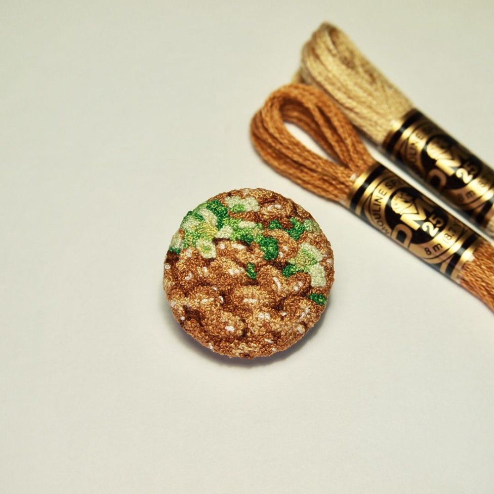 Embroidered Foods In Miniature By Japanese Artist Ipnot 15