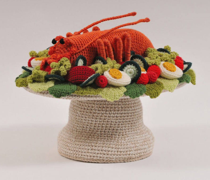 Fabulous Food Sculptures Made Of Crochet By Trevor Smith 3