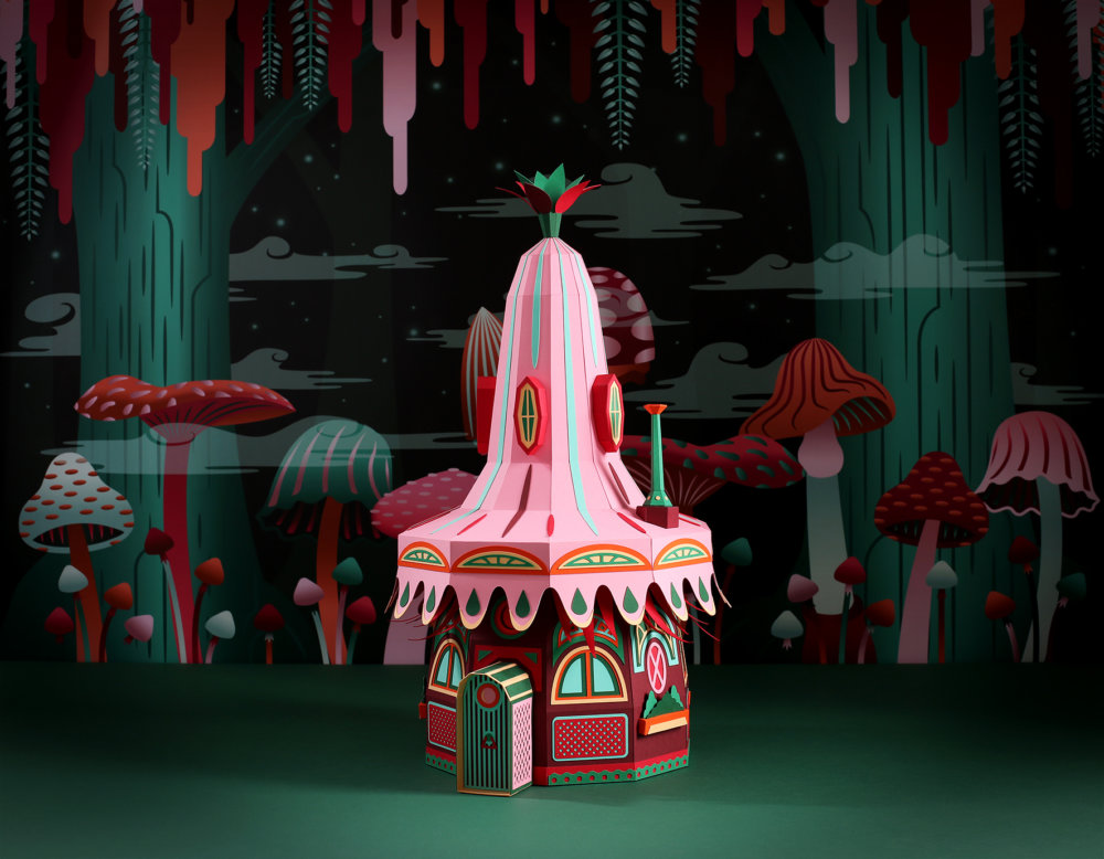 Forest Folks Fascinating Colorful Papercraft Sculptures By Zim And Zou 4