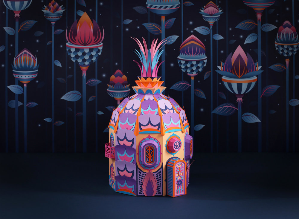 Forest Folks Fascinating Colorful Papercraft Sculptures By Zim And Zou 6