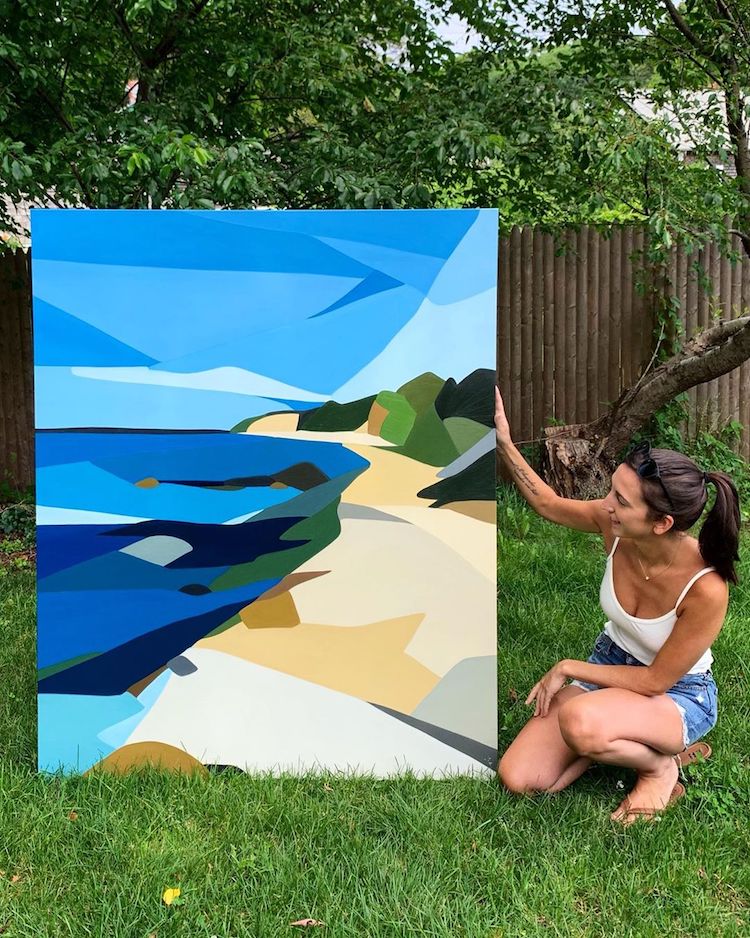 Gorgeous Abstract Oil Paintings By Rachael Cassiani 14