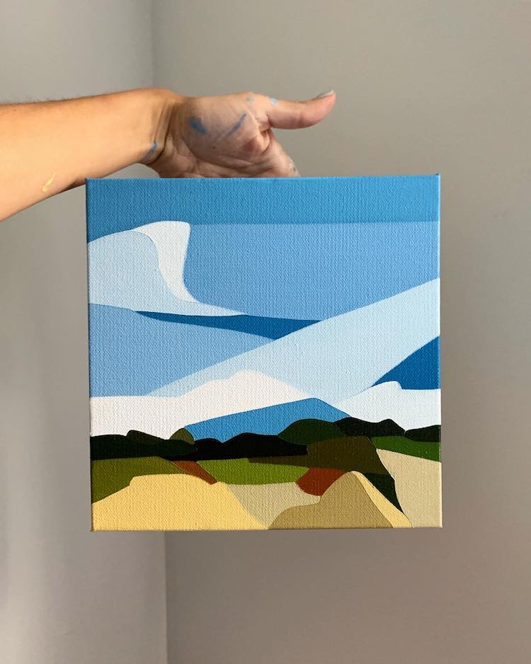 Gorgeous Abstract Oil Paintings By Rachael Cassiani 2