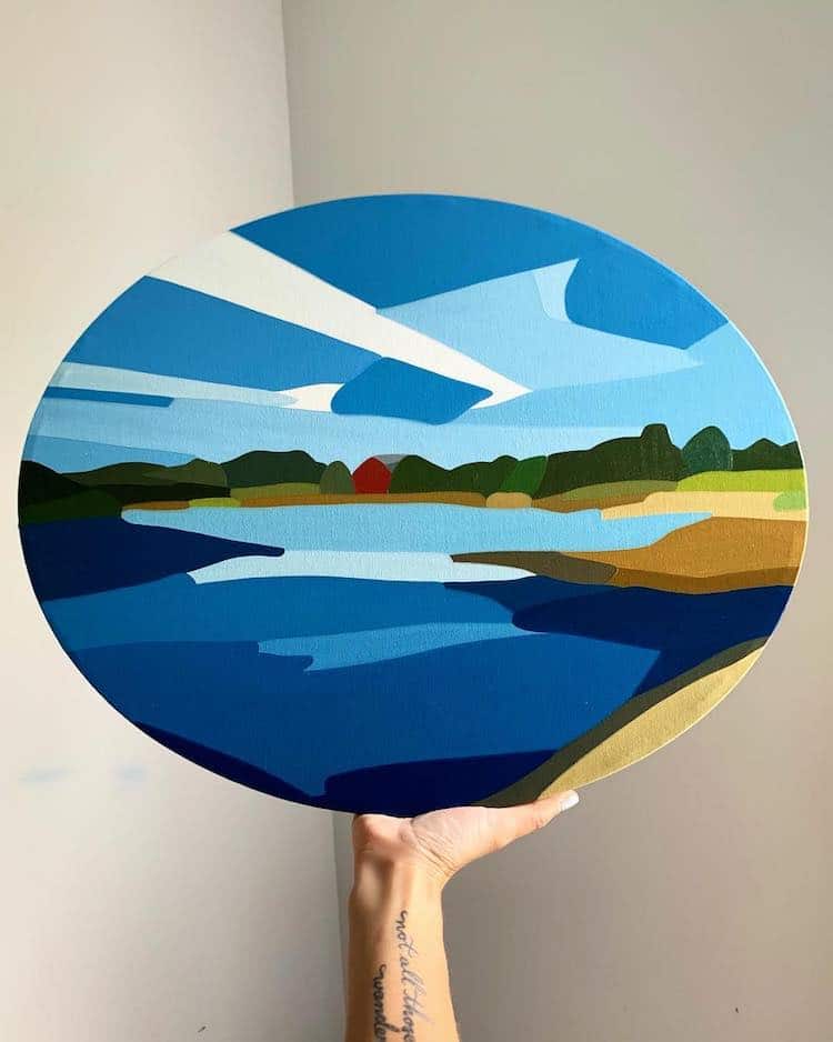 Gorgeous Abstract Oil Paintings By Rachael Cassiani 3