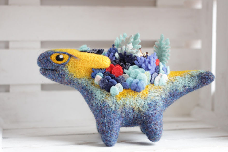Gorgeous Felt Dragons By Alena Bobrova 8