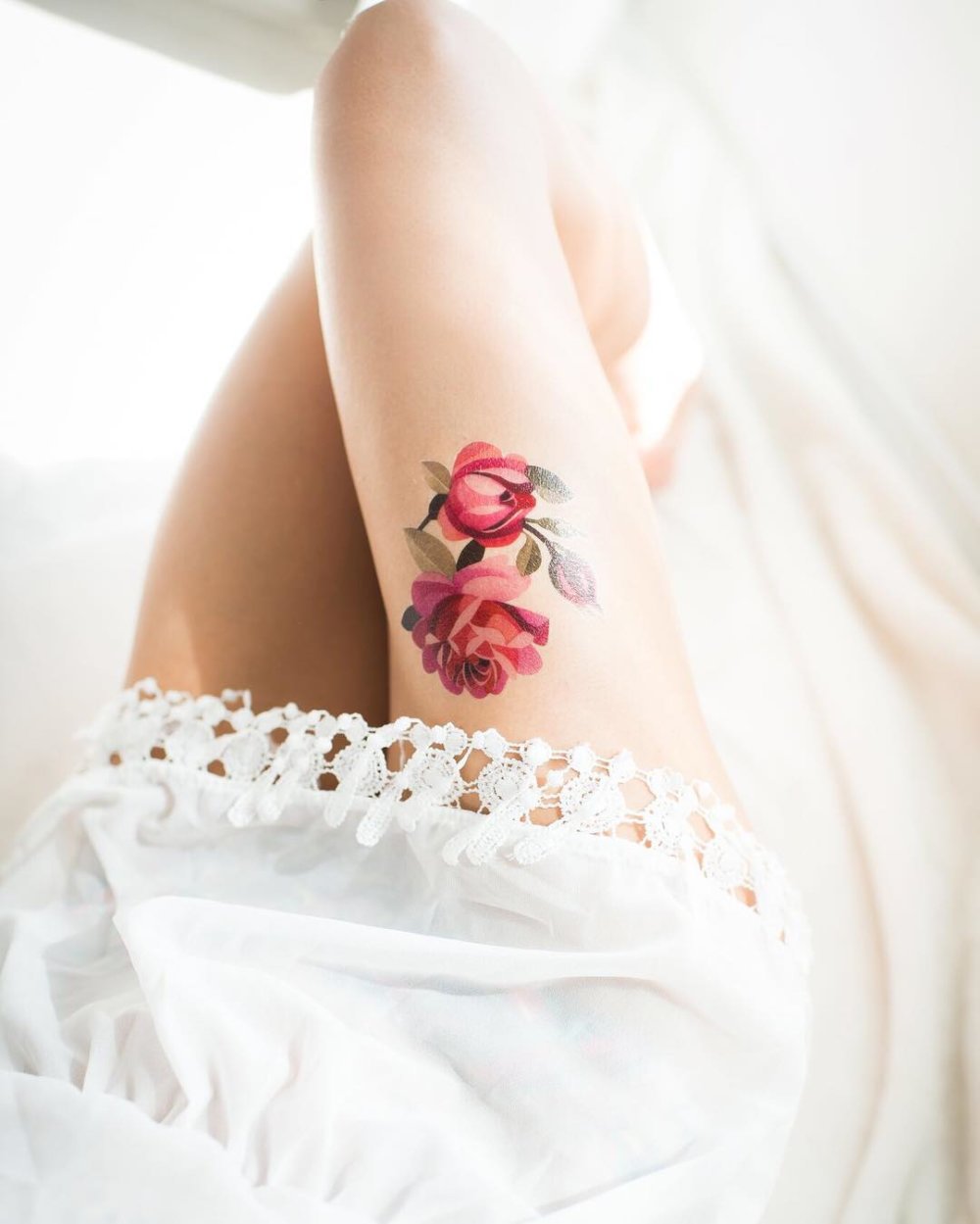 Gorgeous Illustrative Tattoos By Sasha Unisex 11