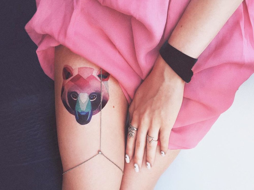 Gorgeous Illustrative Tattoos By Sasha Unisex 16