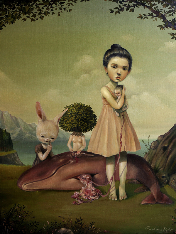 Graciously Bizarre Dark Surrealist Illustrations By Roby Dwi Antono 15