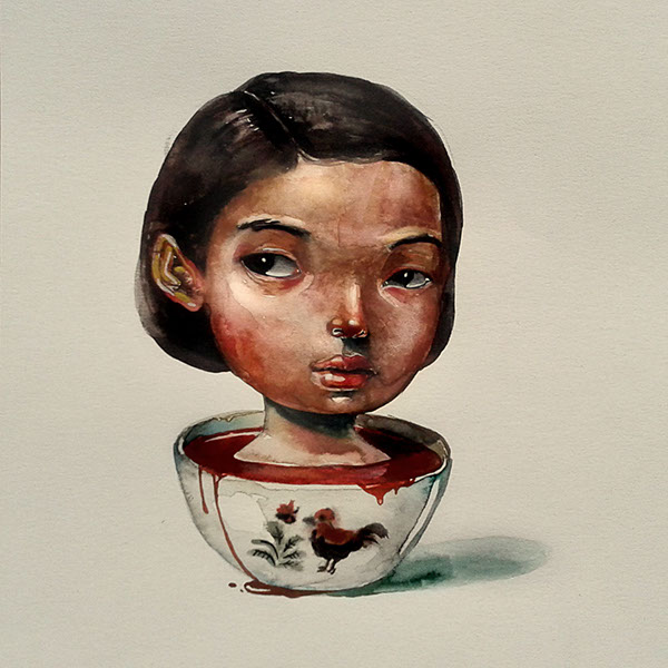 Graciously Bizarre Dark Surrealist Illustrations By Roby Dwi Antono 21