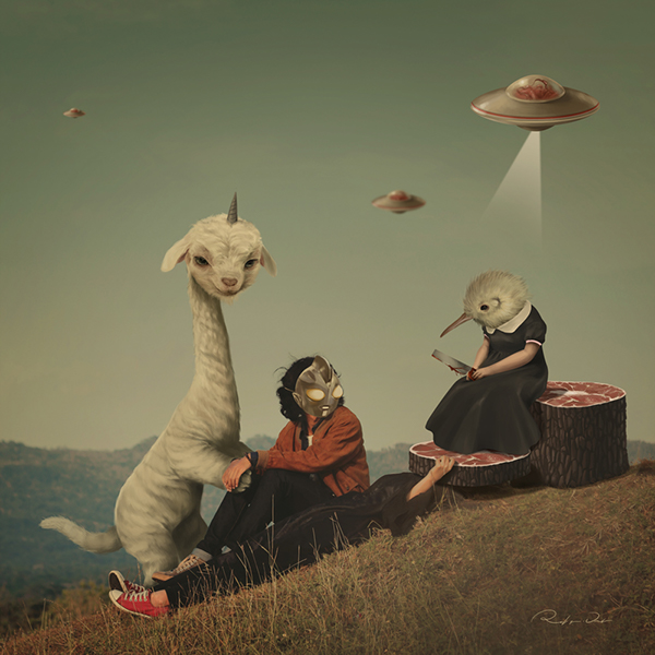 Graciously Bizarre Dark Surrealist Illustrations By Roby Dwi Antono 22