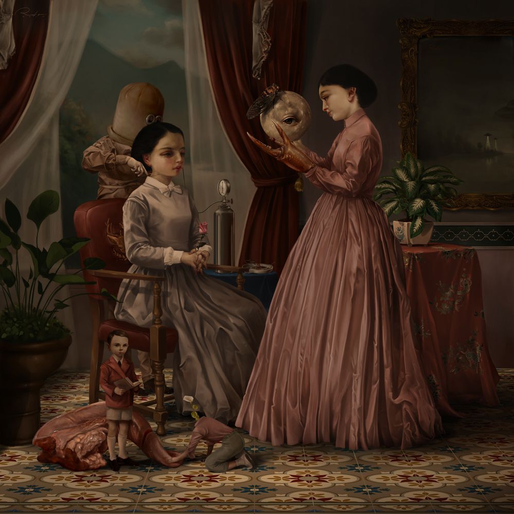 Graciously Bizarre Dark Surrealist Illustrations By Roby Dwi Antono 5