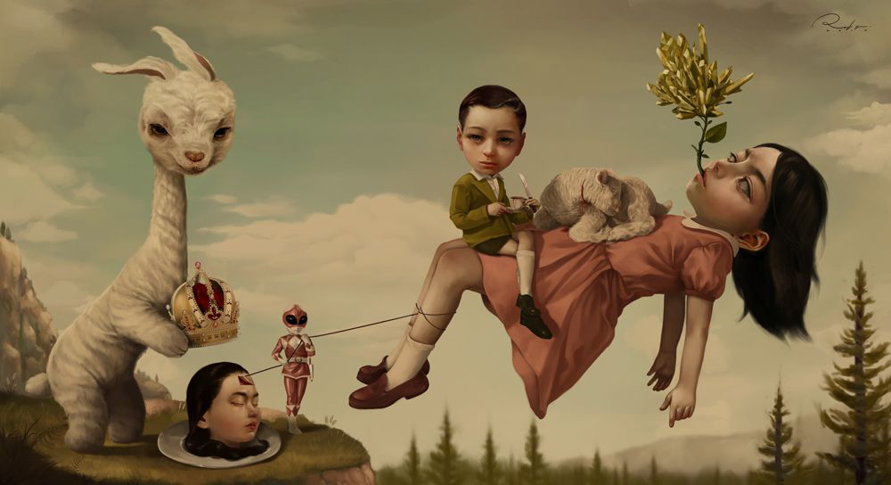 Graciously Bizarre Dark Surrealist Illustrations By Roby Dwi Antono 7