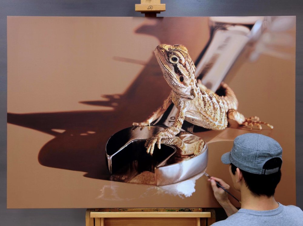 Incredibly Hyper Realistic Paintings By Young Sung Kim 10