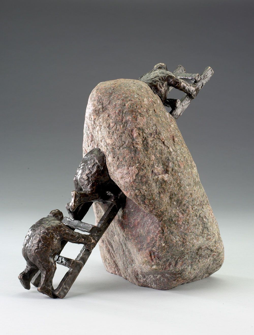 Intriguing Bronze And Stone Sculptures By Bryon Draper 5