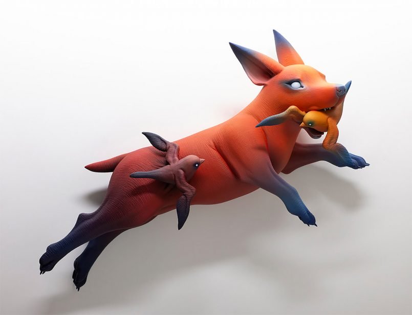 Intriguing Sculptures Of Amalgamated Creatures By Erika Sanada 13