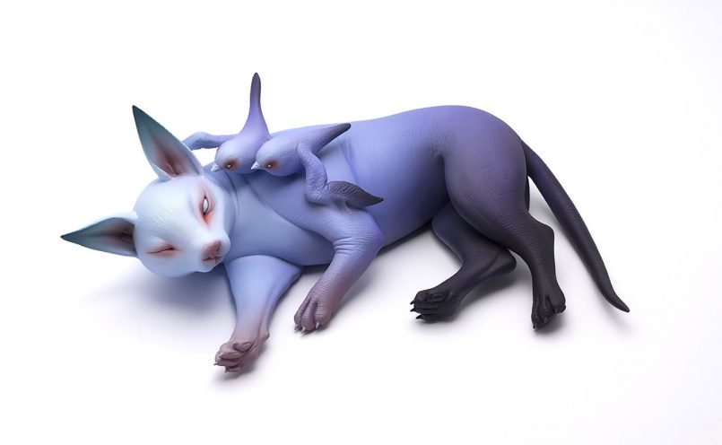 Intriguing Sculptures Of Amalgamated Creatures By Erika Sanada 14