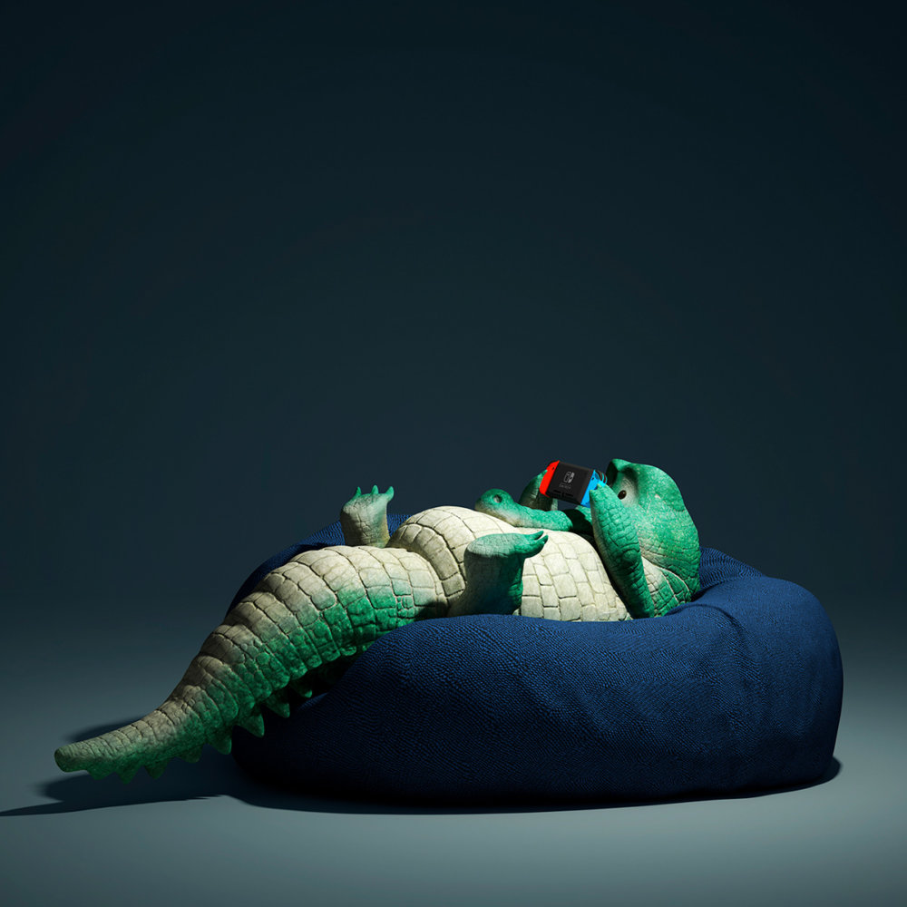 Lazy Things Funny Series Of Animals Immersed In Technology By Guodong Zhao 8