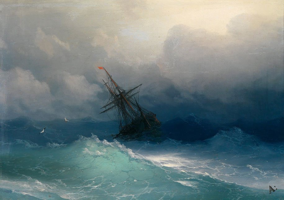 Mesmerizing Marine Paintings With Translucent Waves By Ivan Aivazovsky 1