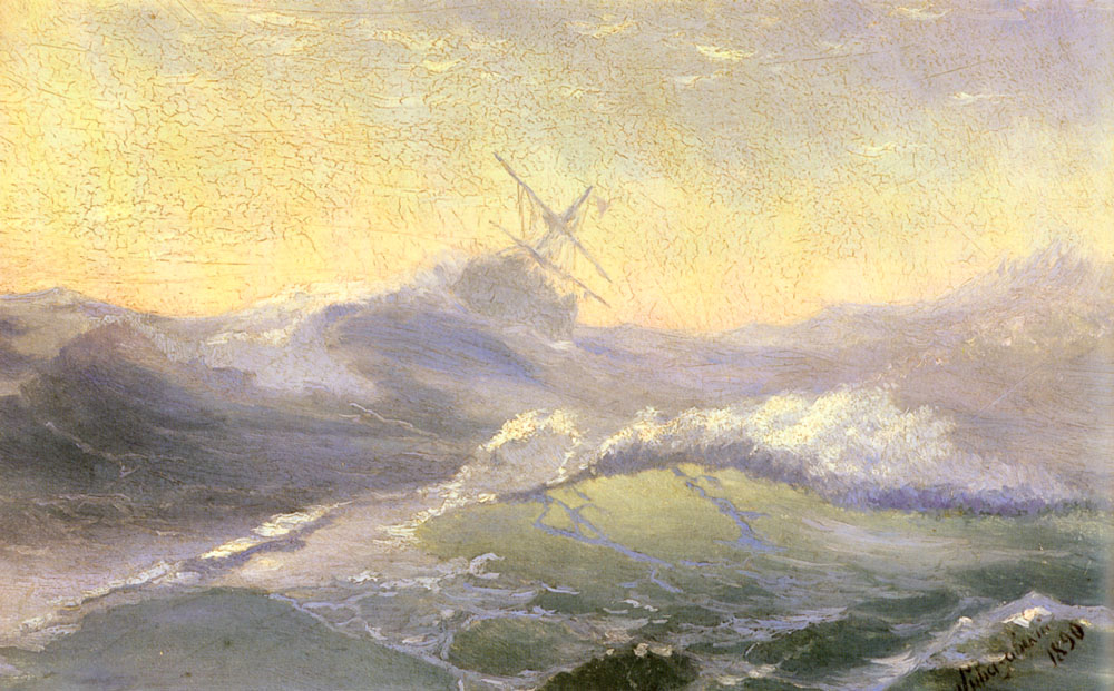 Mesmerizing Marine Paintings With Translucent Waves By Ivan Aivazovsky 10