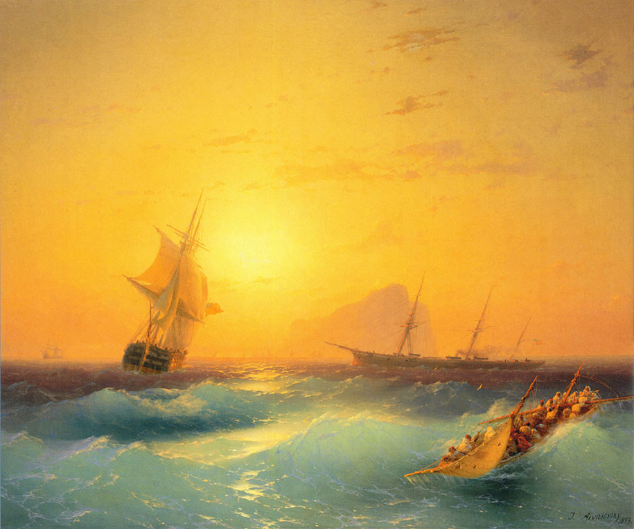 Mesmerizing Marine Paintings With Translucent Waves By Ivan Aivazovsky 2