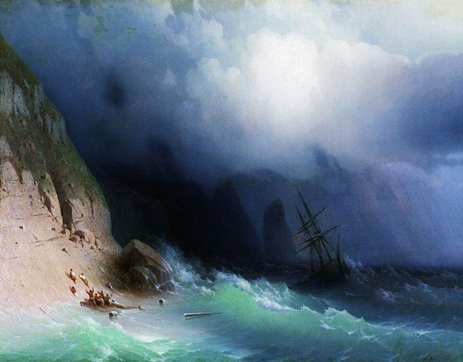 Mesmerizing Marine Paintings With Translucent Waves By Ivan Aivazovsky 3