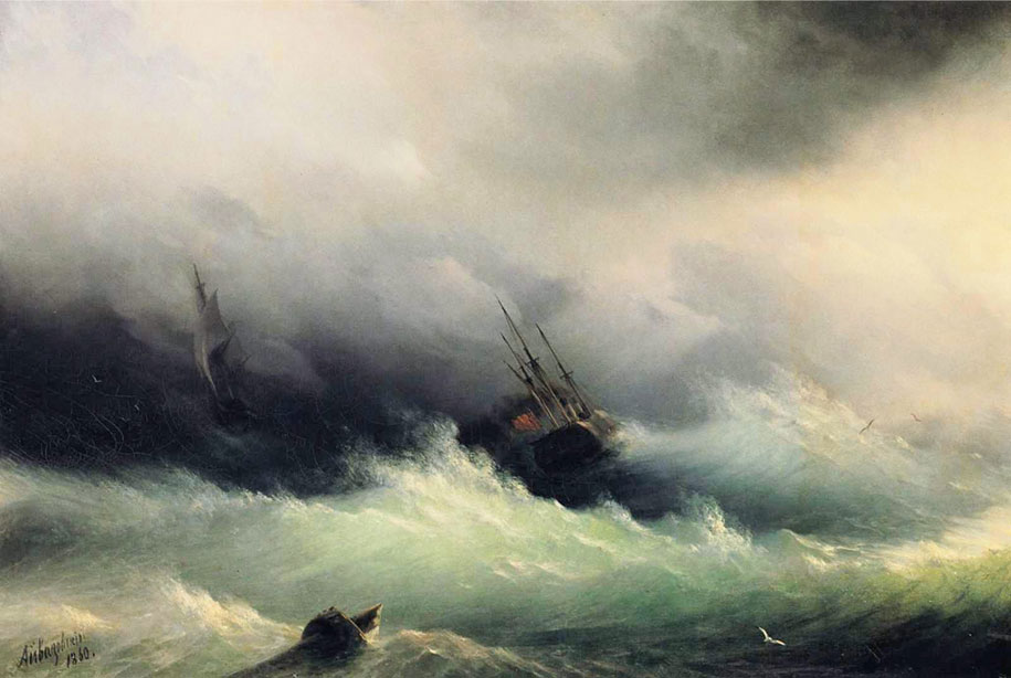 Mesmerizing Marine Paintings With Translucent Waves By Ivan Aivazovsky 5