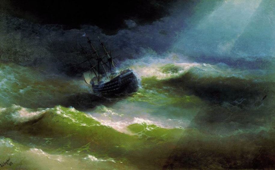 Mesmerizing Marine Paintings With Translucent Waves By Ivan Aivazovsky 7