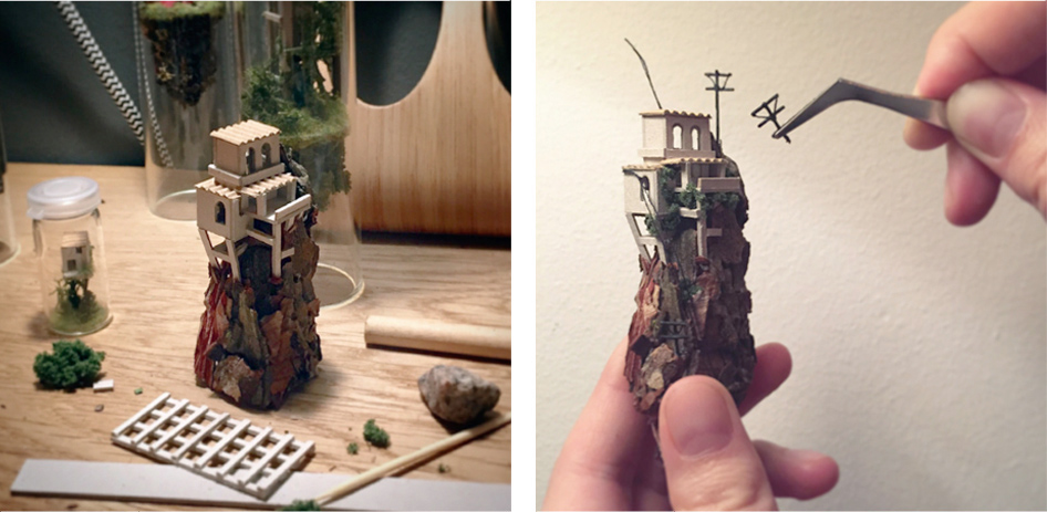 Micro Matter Mini Dioramas Inside Test Tubes By Rosa De Jong 6