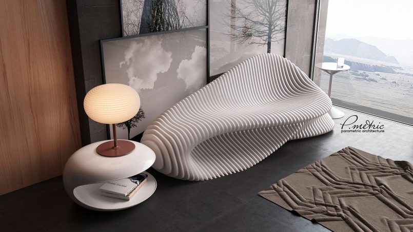 Organic Shaped Furniture By Parametric 12