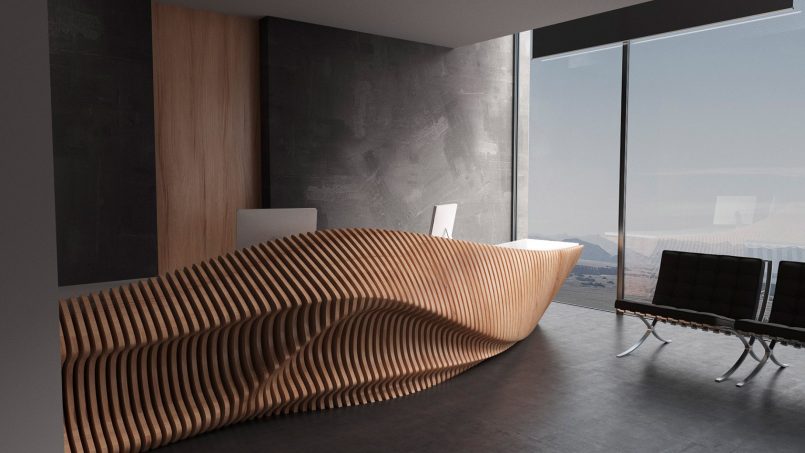 Organic Shaped Furniture By Parametric 9