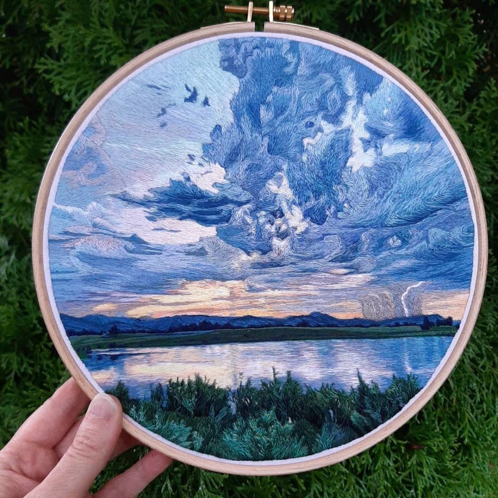 Painting With Thread The Outstanding Embroidery Art Of Miriam Shimamura 5