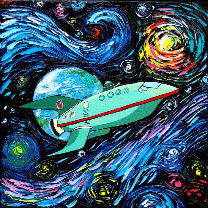 Pop Culture Icons Painted With Van Goghs Style By Aja Kusick 28