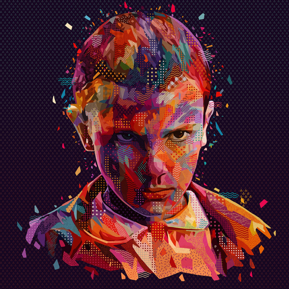 Pop Portraits Illustrations Of Pop Culture Icons In Colorful Patterns By Alessandro Pautasso 10