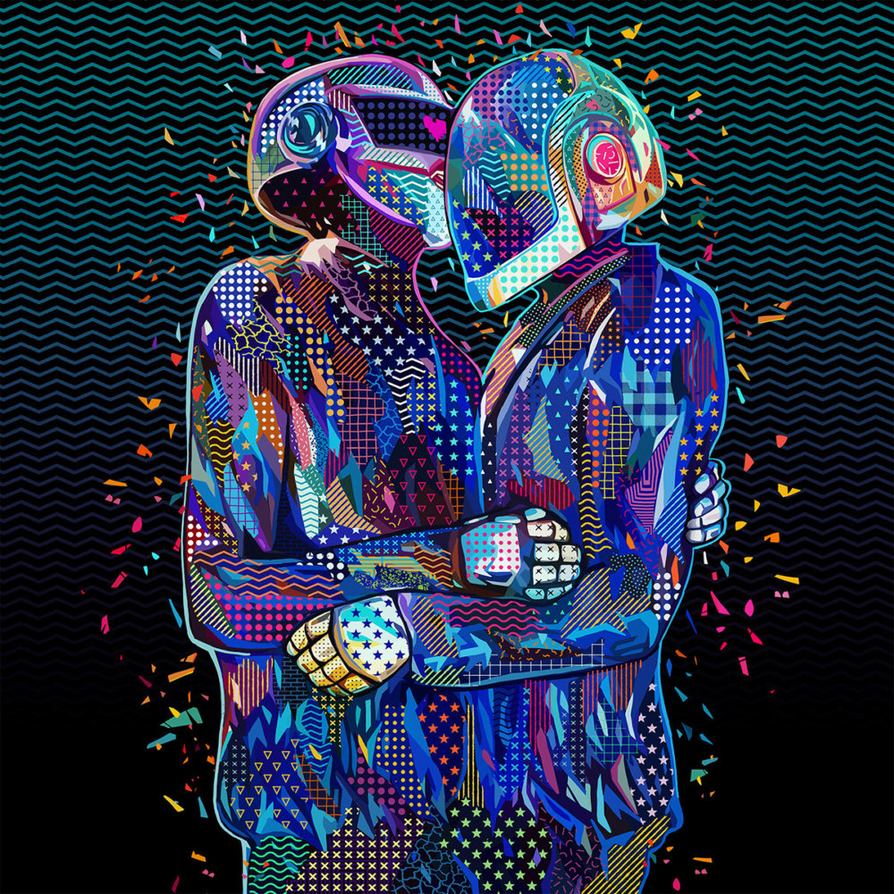 Pop Portraits Illustrations Of Pop Culture Icons In Colorful Patterns By Alessandro Pautasso 7