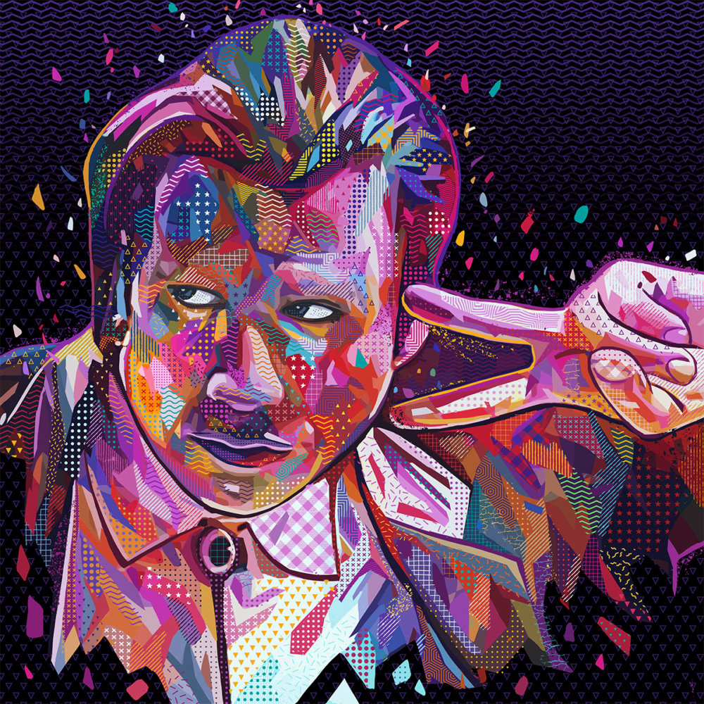 Pop Portraits Illustrations Of Pop Culture Icons In Colorful Patterns By Alessandro Pautasso 8