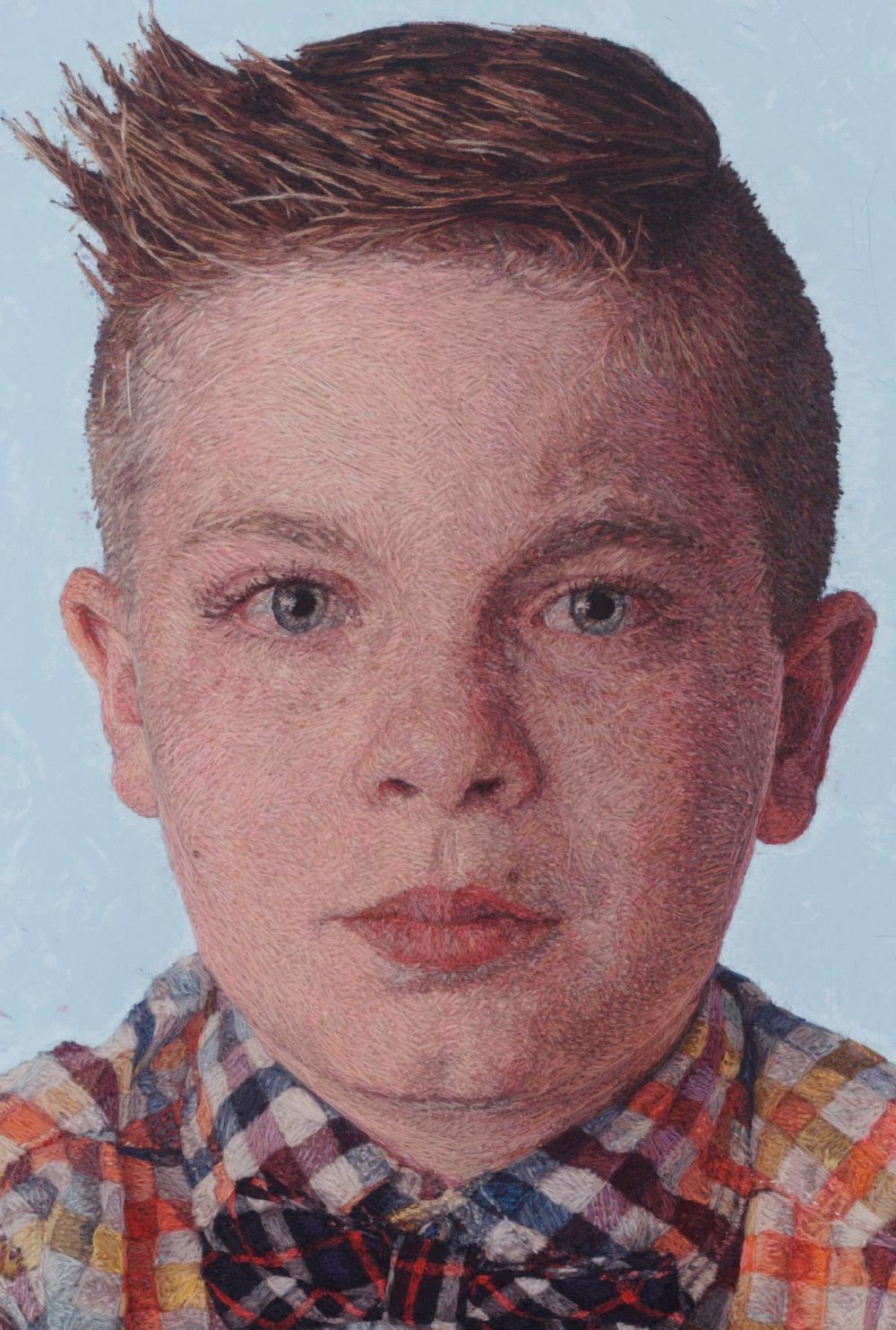 Realistic Embroidered Portraits By American Artist Cayce Zavaglia 11