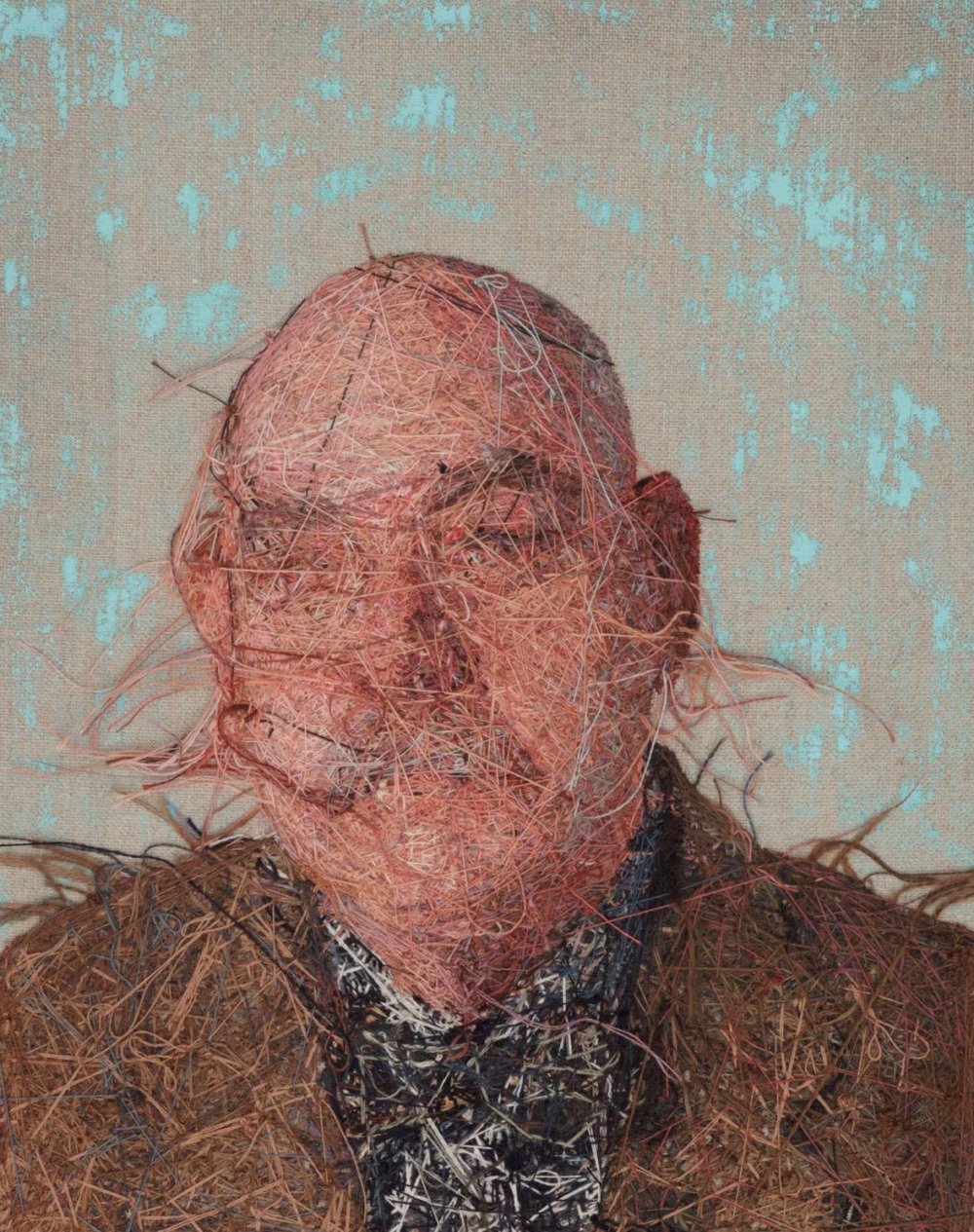 Realistic Embroidered Portraits By American Artist Cayce Zavaglia 13